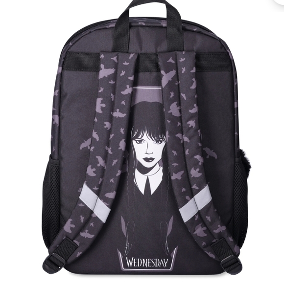 Wednesday Nevermore 17" Backpack - Picture 3 of 5